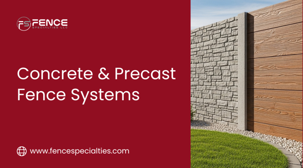 Concrete & Precast Fence Systems