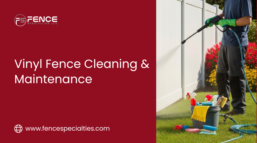 Vinyl Fence Cleaning and Maintenance in California Sun